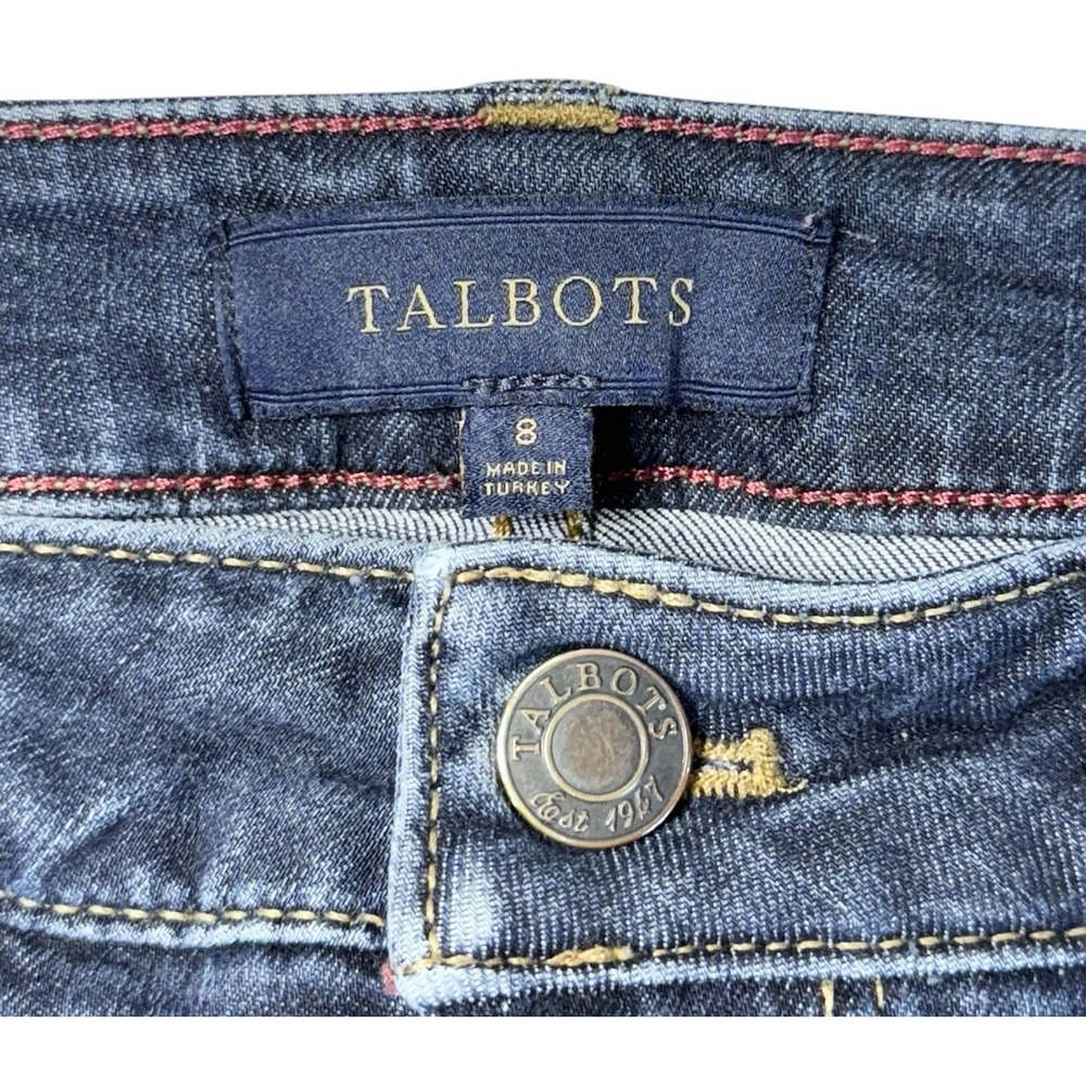 Women's Talbots Relaxed Jeans Size 8 Blue Denim - Picture 5 of 12